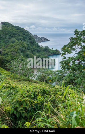 L'île Cocos Bay Catham Banque D'Images