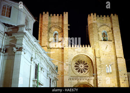 Portugal, Lisbonne, Alfama, La Se, la cathédrale Santa Maria Maior de Lisbonne Banque D'Images