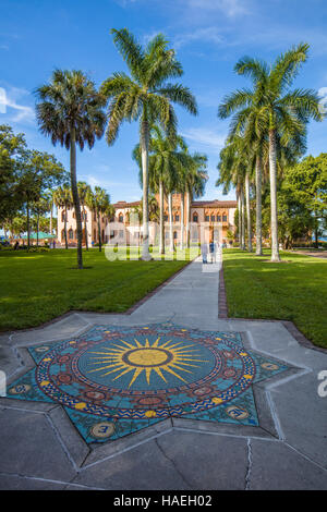 Ca' d'Zan l'opulent hôtel particulier dans le style renaissance méditerranéenne de John & en Ringling à Sarasota en Floride Banque D'Images