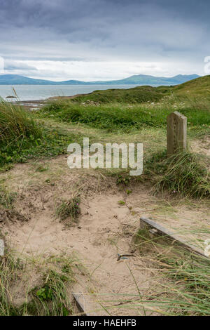 L'île Llanddwyn, Anglesey, Newborough Banque D'Images
