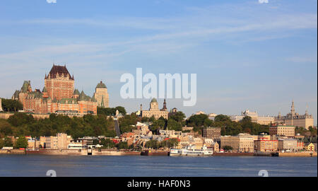 Canada, Québec, Skyline, fleuve Saint-Laurent, Banque D'Images