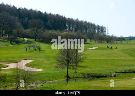 Deutschland, Nordrhein-Westfalen, Kreis Düren, Kreuztal, Golfclub Siegerland im Heestal Banque D'Images