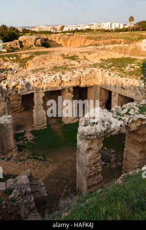 Tombes des rois, Paphos, Chypre Banque D'Images