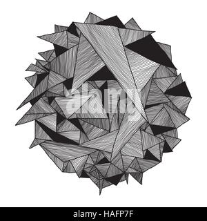 Arrière-plan de la géométrie abstraite Illustration de Vecteur