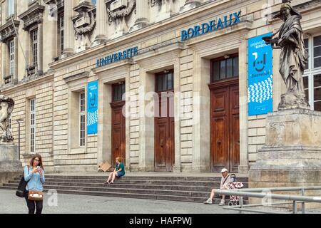 ILLUSTRATION DE LA VILLE DE BORDEAUX, (33) GIRONDE, AQUITAINE, FRANCE Banque D'Images