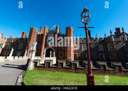 Le Palais de Hampton Court, UK Banque D'Images