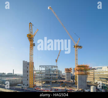 Construction de la BBC Cymru/Wales Cardiff siège 1er novembre 2016 Phillip Roberts Banque D'Images