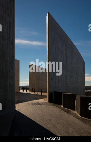 Shanksville, Pennsylvanie - Le centre d'habitation à la Flight 93 National Memorial. Banque D'Images