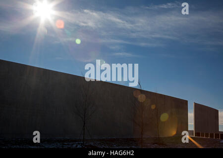 Shanksville, Pennsylvanie - Le centre d'habitation à la Flight 93 National Memorial. Banque D'Images