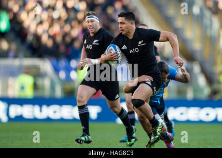 Roma ITALIE - 12 novembre 2016 - Rugby - Stadio Olimpico à Rome - Rugby - Test Match Italie Nouvelle-zélande - Copyright : © Riccardo Piccioli/Alamy Sport Banque D'Images