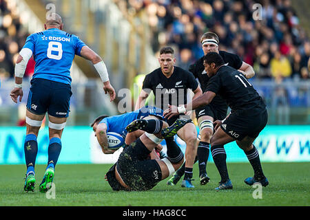 Roma ITALIE - 12 novembre 2016 - Rugby - Stadio Olimpico à Rome - Rugby - Test Match Italie Nouvelle-zélande - Copyright : © Riccardo Piccioli/Alamy Sport Banque D'Images