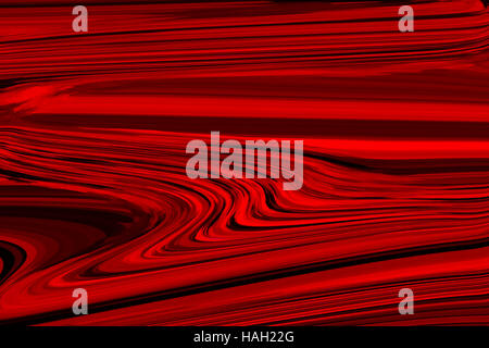 Résumé illustration : autoroute de l'information. Des centaines de lignes rouges représentant les excès de données circulant sur Internet Banque D'Images