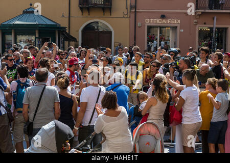 Journée des fans de MotoGP à Rimini Italie pour le cycle de 2016 du Grand Prix de Saint-Marin Banque D'Images