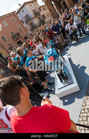 Journée des fans de MotoGP à Rimini Italie pour le cycle de 2016 du Grand Prix de Saint-Marin Banque D'Images