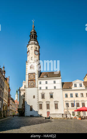 Hôtel de ville de Goerlitz, Saxe, Allemagne Banque D'Images