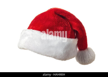 Santa hat on white