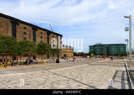 Grenier Square dans les premiers jours de la réaménagement de King's Cross, Londres, Royaume-Uni, 2012 Banque D'Images