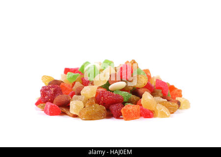 Variété de fruits confits et de noix Banque D'Images