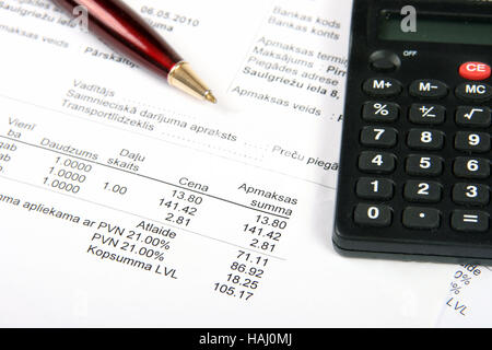 comptabilité Banque D'Images