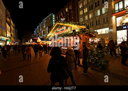 Marchés de Noël allemand, Munich, Haute-Bavière, Allemagne, Europe Banque D'Images