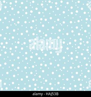 Flocons de neige modèle transparente. Chutes de neige fond. Vector illustration. Illustration de Vecteur