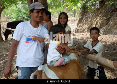 Jungle, Lawigan, San Joaquin, Iloilo, Philippines. Banque D'Images