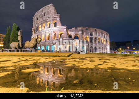 Rome, Italie - La zone archéologique dans le centre historique Banque D'Images