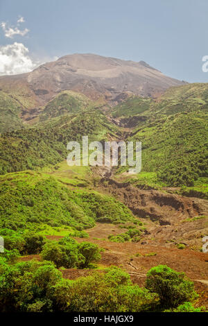 Volcan Tungurahua un des volcans les plus actifs dans l'Equateur, l'Amérique du Sud Banque D'Images