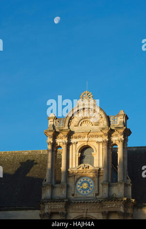 Examen de la ville d'Oxford l'université la construction d'écoles dans la lumière du soleil tôt le matin. Oxford, Angleterre Banque D'Images