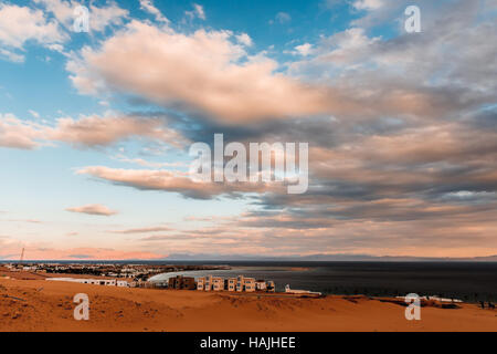 Lagune de la mer Rouge à Dahab, Egypte ville Banque D'Images