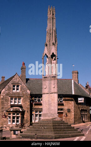 Statue à Geddington Banque D'Images