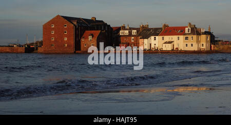 Harbour en hiver la Lumière, North Berwick Banque D'Images