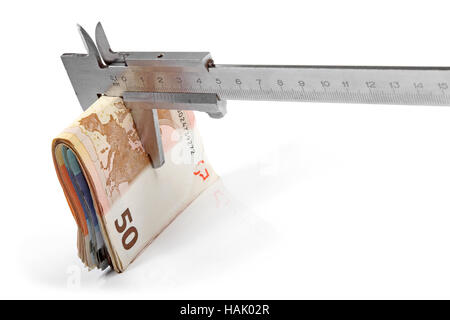 Concept de consolidation budgétaire Banque D'Images