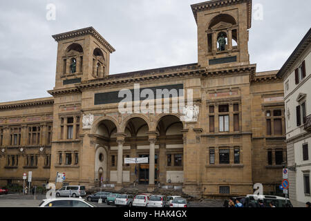 Мost important en Europe La Bibliothèque Nationale Centrale de Florence, vue de la Piazza dei Cavalleggeri, Italie, Europe Banque D'Images