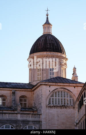 Cathédrale Assomption de la Vierge Marie à Dubrovnik, Croatie le 29 novembre 2015. Banque D'Images