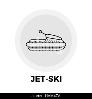 L'icône du Jet-Ski vecteur. L'icône du Jet-Ski à plat. Jet-Ski de droit. Icône Objet du Jet-Ski. L'icône de la ligne du Jet-Ski. L'icône du Jet-Ski graphique. L'icône du Jet-Ski JPEG. Je Jet-Ski Illustration de Vecteur