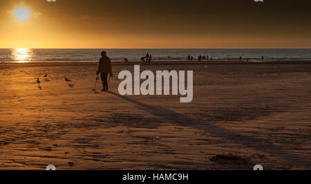 Plage de Blackpool centrlal pier Banque D'Images