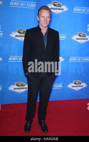 Las Vegas, NV, USA. 2 Décembre, 2016. Arrivées à Sting pour 2016 NASCAR Sprint Cup Series prix lors de la semaine du Champion, le Wynn Las Vegas, Las Vegas, NV, le 2 décembre 2016. Credit : MORA/Everett Collection/Alamy Live News Banque D'Images