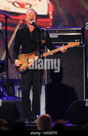 Las Vegas, NV, USA. 09Th Dec 2016. Sting effectue au cours de la 2016 NASCAR Sprint Cup Series Awards show à Wynn Las Vegas le 2 décembre 2016 à Las Vegas, Nevada. Credit : Mpi34/media/Alamy Punch Live News Banque D'Images