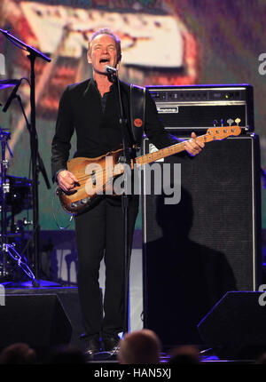 Las Vegas, NV, USA. 09Th Dec 2016. Sting effectue au cours de la 2016 NASCAR Sprint Cup Series Awards show à Wynn Las Vegas le 2 décembre 2016 à Las Vegas, Nevada. Credit : Mpi34/media/Alamy Punch Live News Banque D'Images