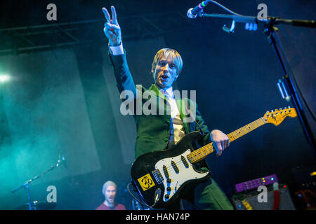 Bournemouth, Royaume-Uni. 09Th Dec 2016. Kula Shaker live à l'O2 Academy Bournemouth Crédit : Charlie Raven/Alamy Live News Banque D'Images