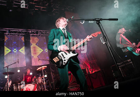 Bournemouth, Royaume-Uni. 09Th Dec 2016. Kula Shaker live à l'O2 Academy Bournemouth Crédit : Charlie Raven/Alamy Live News Banque D'Images