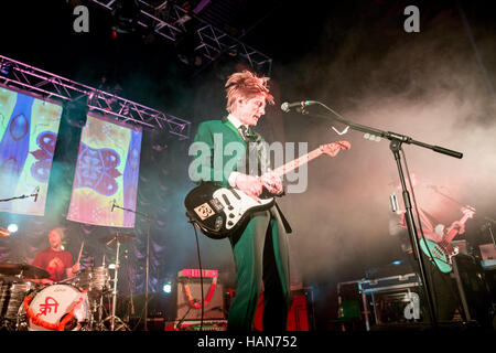 Bournemouth, Royaume-Uni. 09Th Dec 2016. Kula Shaker live à l'O2 Academy Bournemouth Crédit : Charlie Raven/Alamy Live News Banque D'Images