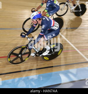 Londres, Royaume-Uni. 06Th Dec, 2016. Lee Valley VeloPark, Londres, Royaume-Uni. 3 décembre 2016.La voie de la révolution, de la série des Champions Tour 2. Mens Elite Course aux points Crédit : Grant Burton/Alamy Live News Banque D'Images