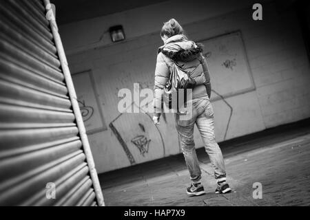 La Photographie de rue autour de Calderdale, Brighouse, West Yorkshire. Banque D'Images