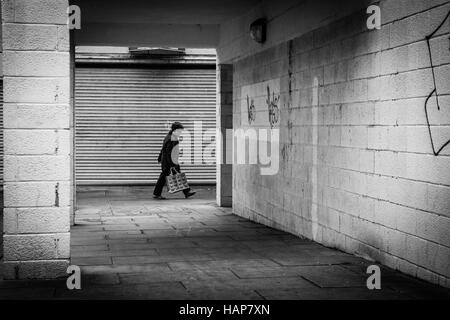 La Photographie de rue autour de Calderdale, Brighouse, West Yorkshire. Banque D'Images