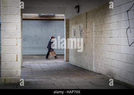 La Photographie de rue autour de Calderdale, Brighouse, West Yorkshire. Banque D'Images