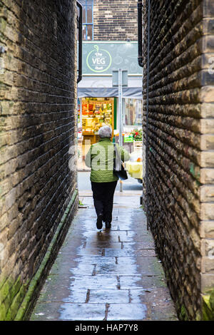 La Photographie de rue autour de Calderdale, Brighouse, West Yorkshire. Banque D'Images