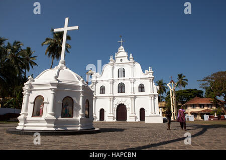 "Notre Dame de l'église de la vie, fort Kochi Inde. Banque D'Images