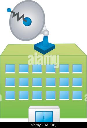 Modèle d'icônes architecturales Illustration de Vecteur